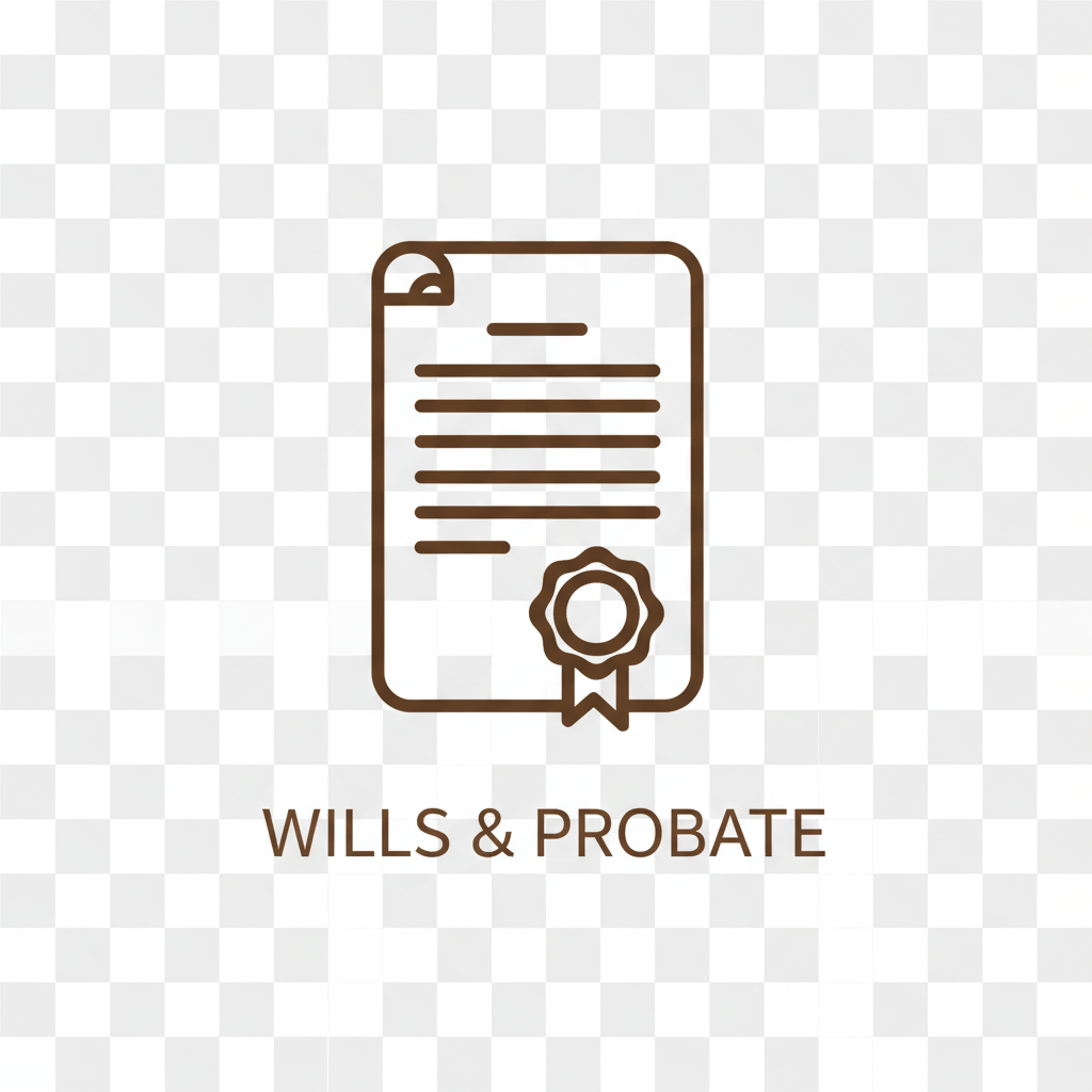 Wills and probate icon